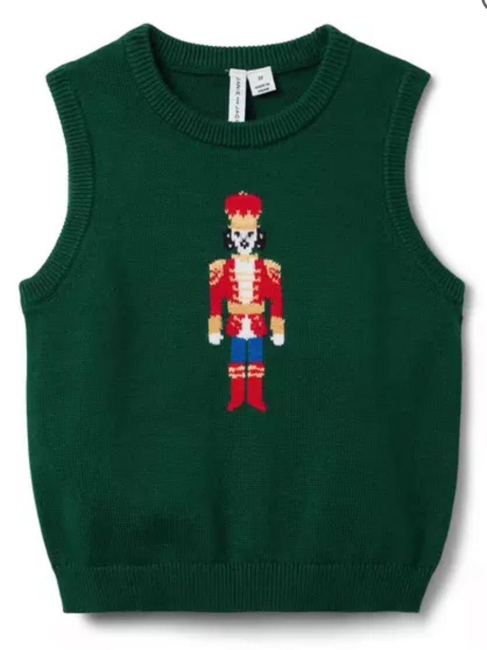 Janie and Jack Nutcracker Dog Sweater Vest